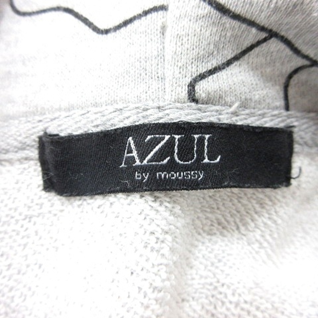 AZUL BY MOUSSY Blow mind総柄プルパーカー