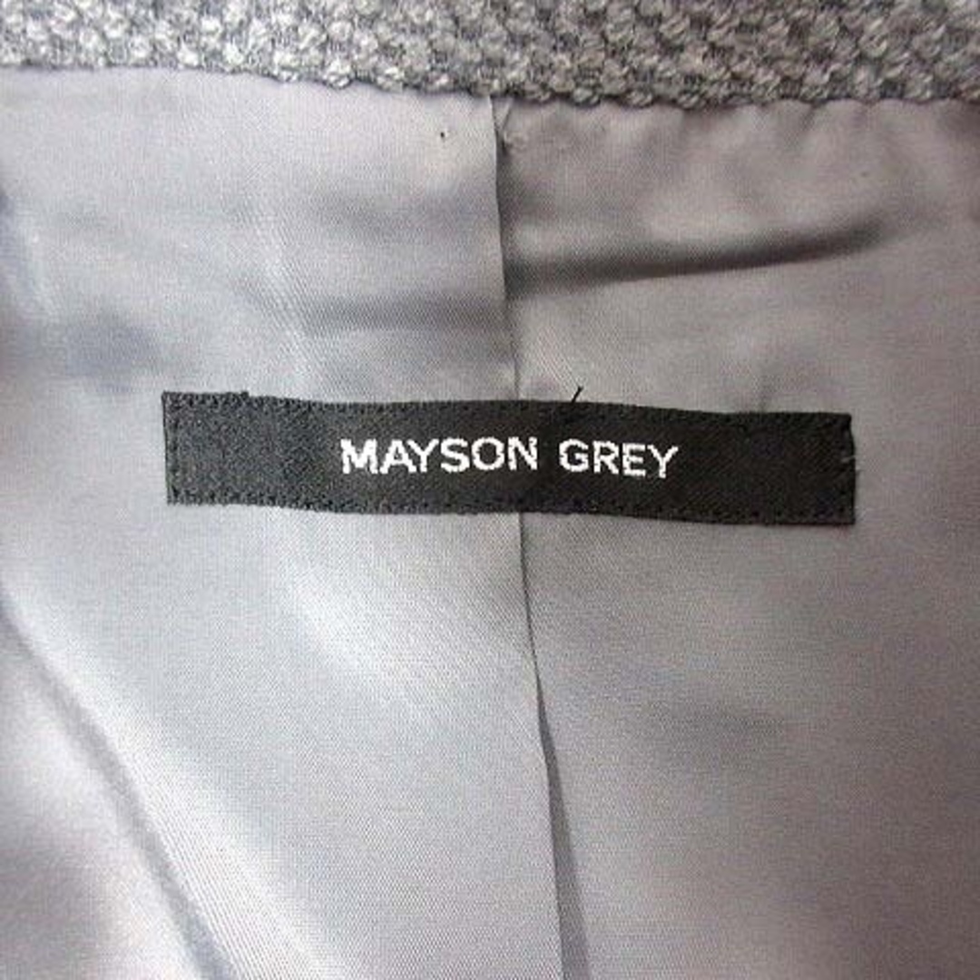 MAYSON GREY(メイソングレイ)のMAYSON GREY ジャケット ジップアップ ウール 2 グレー ■MO レディースのジャケット/アウター(その他)の商品写真