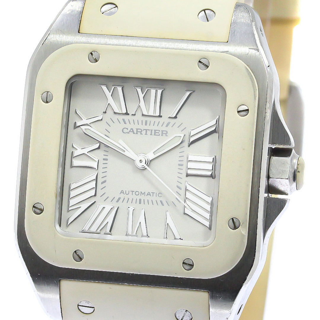 カルティエ CARTIER W20129U2 サントス100 MM 自動巻き ボーイズ _766580