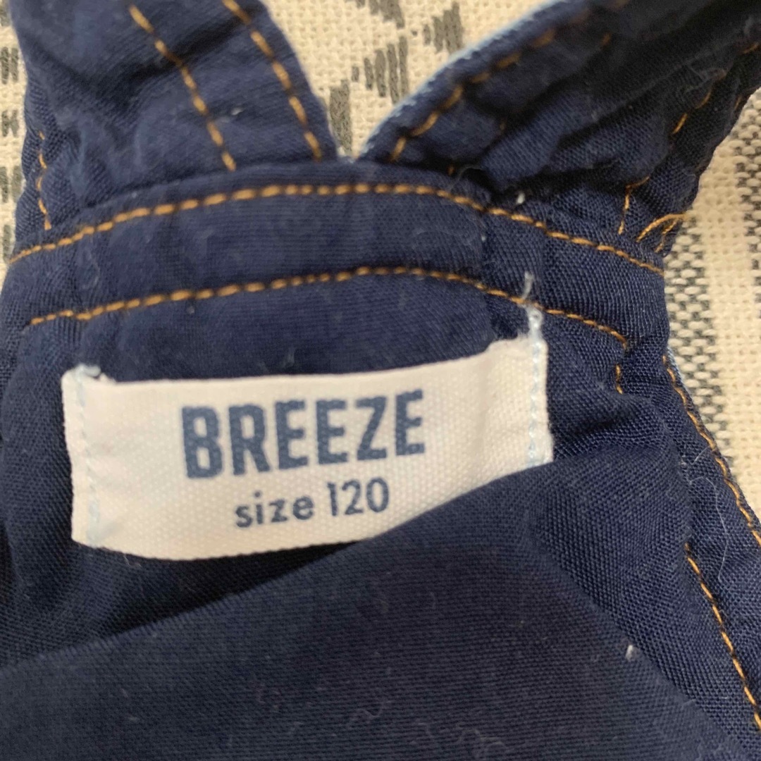 BREEZE(ブリーズ)のデニムオーバーオール キッズ/ベビー/マタニティのキッズ服女の子用(90cm~)(スカート)の商品写真