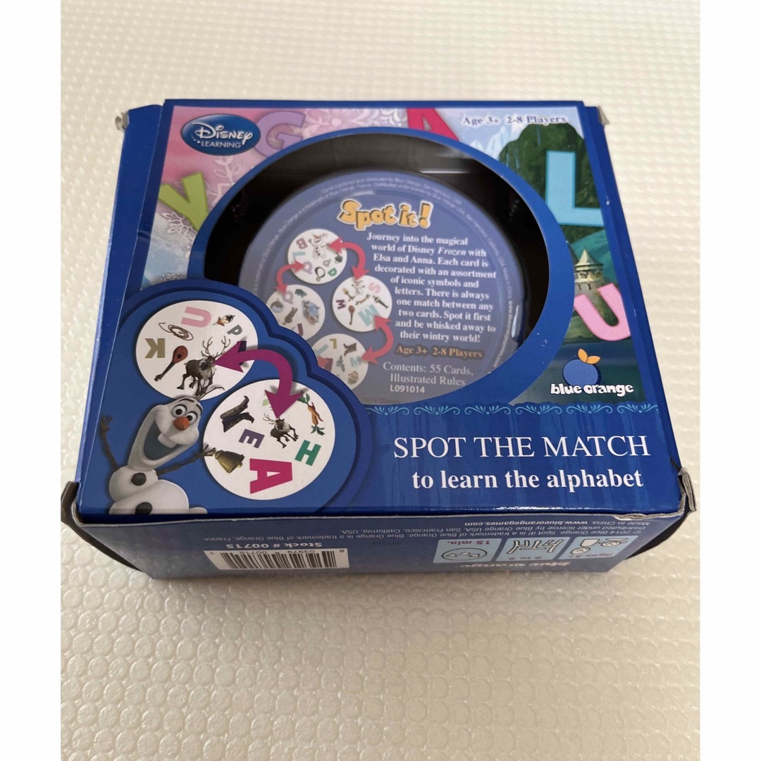 Disney(ディズニー)の【新品】Spot it ! アナと雪の女王 キッズ/ベビー/マタニティのおもちゃ(知育玩具)の商品写真