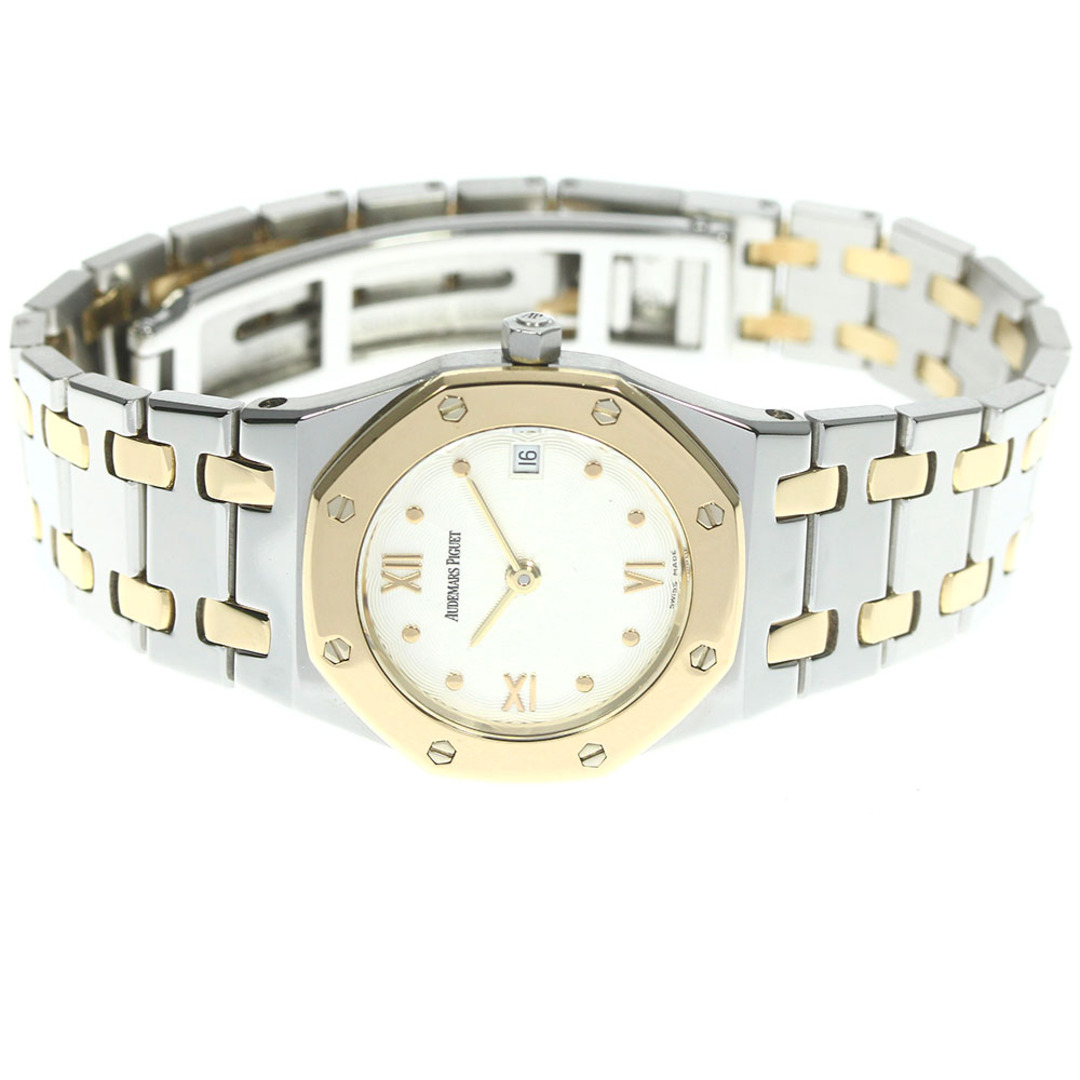 オーデマ・ピゲ AUDEMARS PIGUET 67470SA.PP.1120SA.01 ロイヤルオーク デイト クォーツ レディース 箱・保証書付き_765396 2