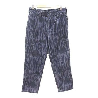 希少 レア バイカラー ツートンコーデュロイパンツ ジッパー切替え 黒