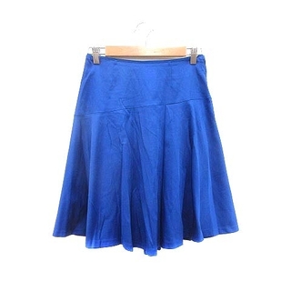 ロペ(ROPE’)のロペ ROPE フレアスカート ひざ丈 38 青 ブルー /YK(ひざ丈スカート)