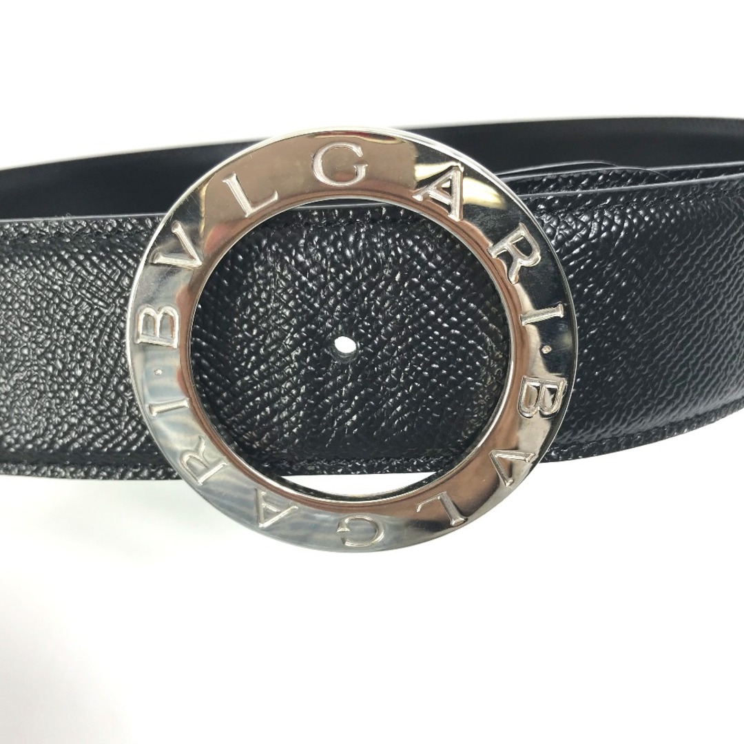 BVLGARI(ブルガリ)のブルガリ BVLGARI ブルガリブルガリ ロゴ ベルト レザー ブラック メンズのファッション小物(ベルト)の商品写真