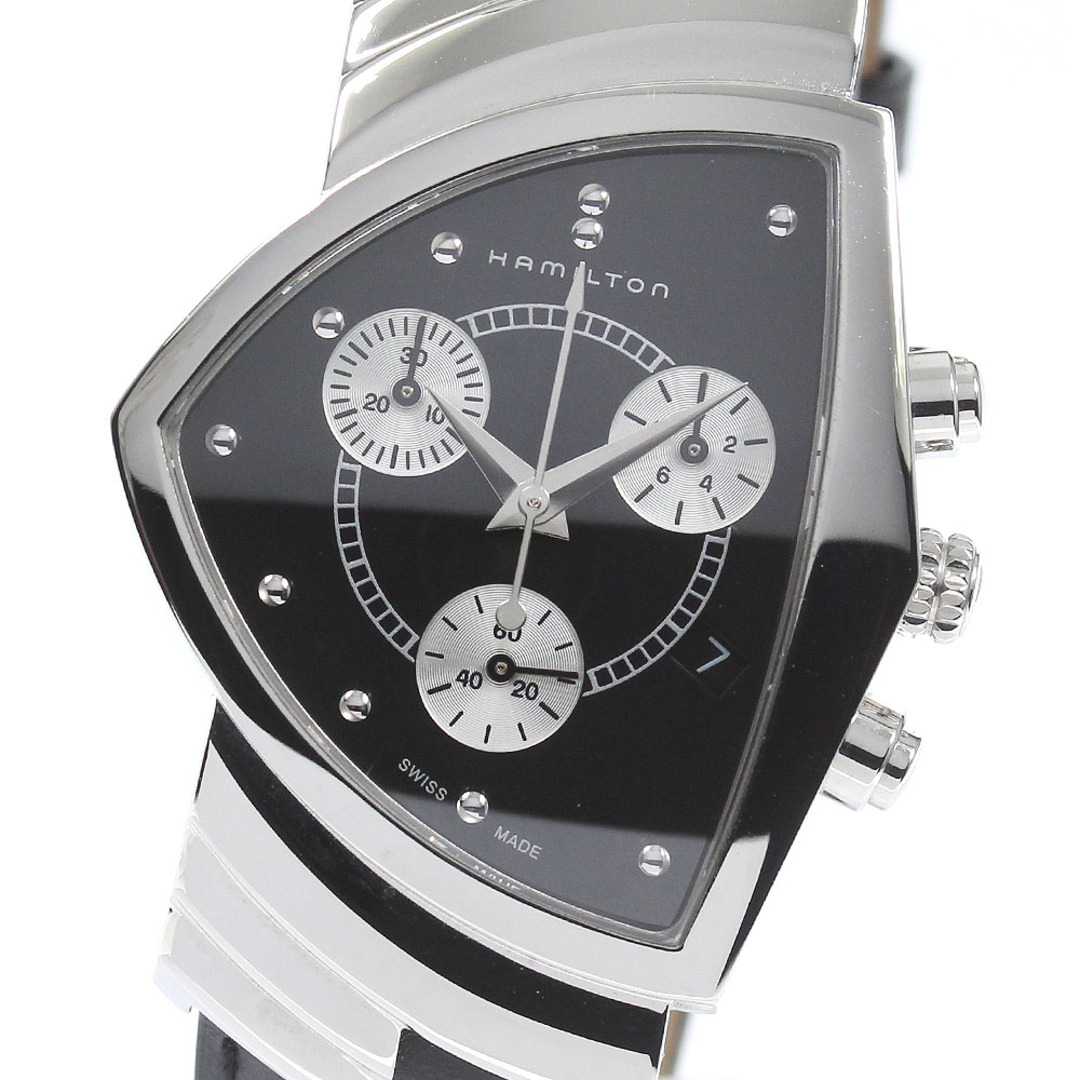 ハミルトン  ベンチュラ クロノグラフ クォーツ メンズ腕時計