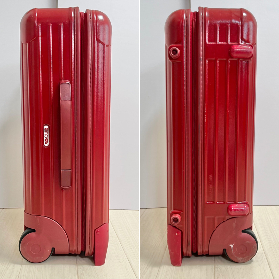 リモワ Rimowa サルサ 2輪 スーツケース レッド 赤 - 旅行用バッグ