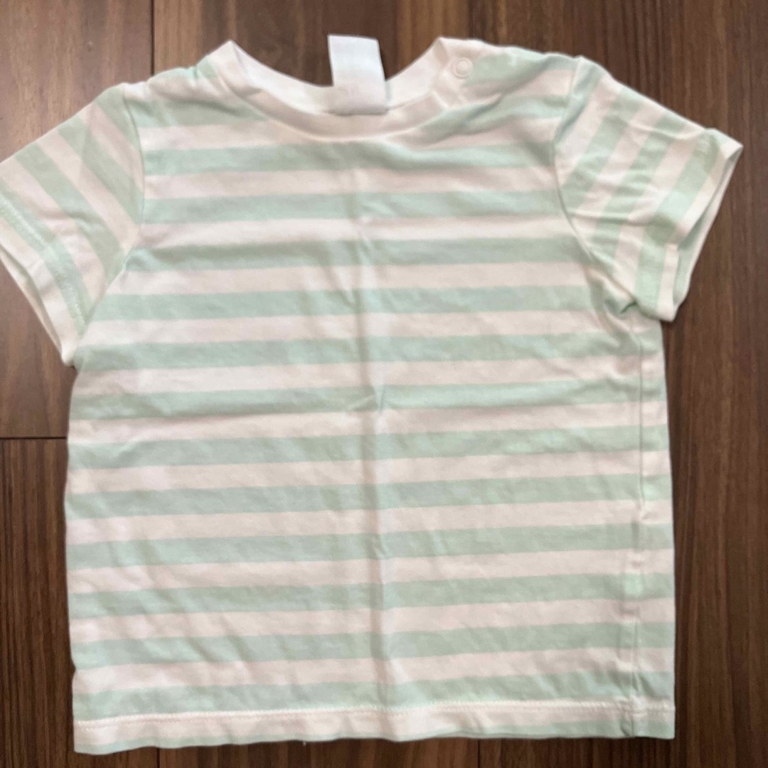 H&M(エイチアンドエム)の［お値下げ］H&M Tシャツ半ズボン3点セット キッズ/ベビー/マタニティのベビー服(~85cm)(Ｔシャツ)の商品写真