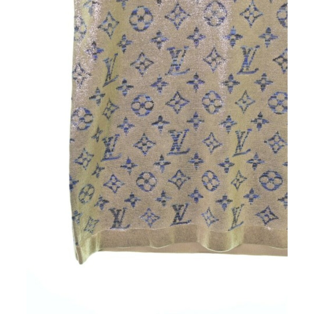LOUIS VUITTON - LOUIS VUITTON ニット・セーター S ゴールドx紺(総柄