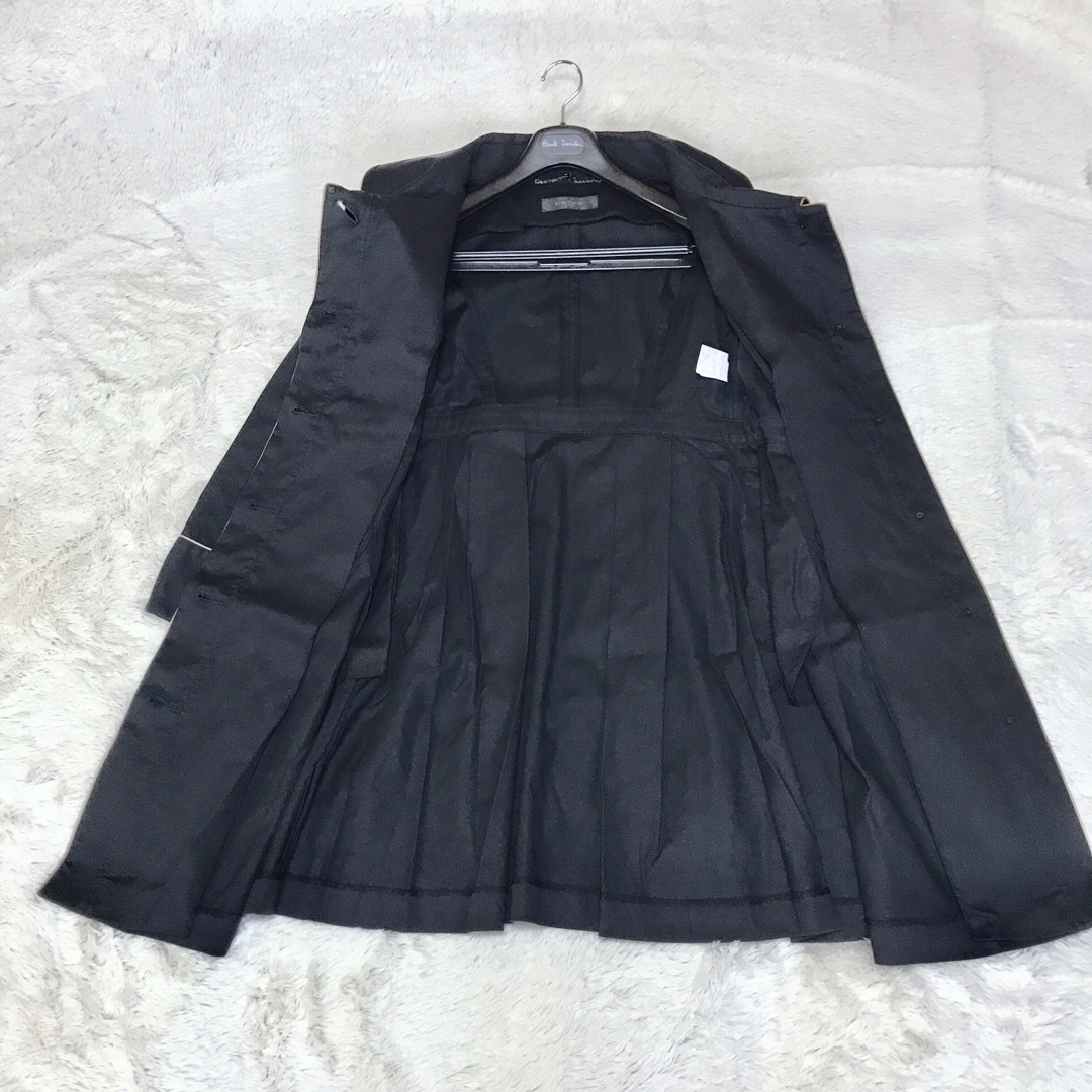 COTOO(コトゥー)のCOTOO コトゥー ステンカラーコート スプリングコート 黒 M ブラック  レディースのジャケット/アウター(スプリングコート)の商品写真