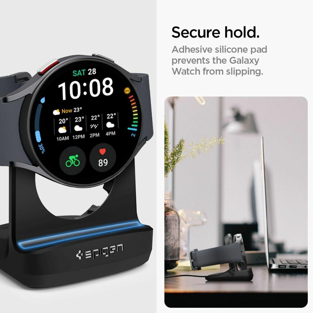 Spigen Galaxy Watch 充電 スタンド Galaxy Watch スマホ/家電/カメラのスマホアクセサリー(その他)の商品写真