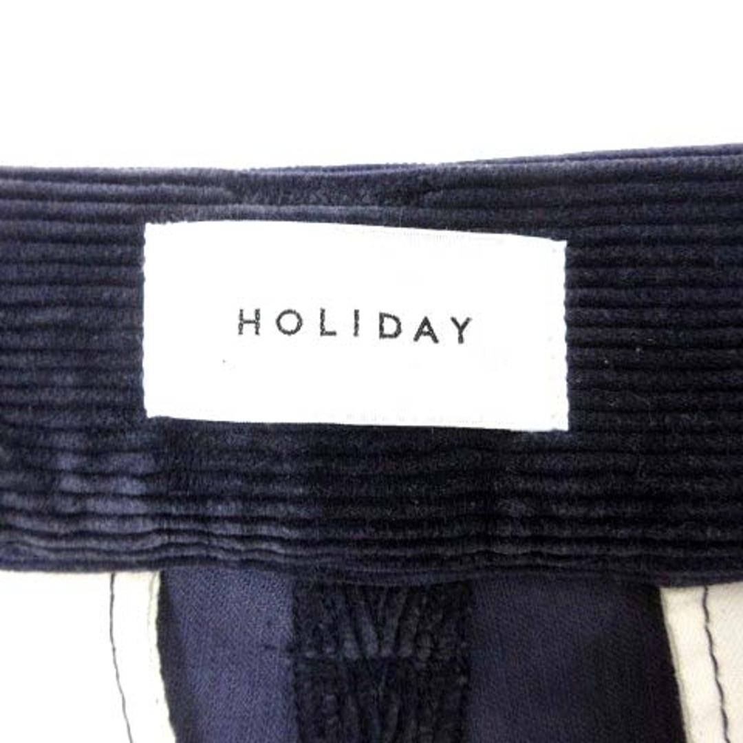 holiday(ホリデイ)のholiday テーパードパンツ ワイド コーデュロイ 0 紫 パープル /YK レディースのパンツ(その他)の商品写真