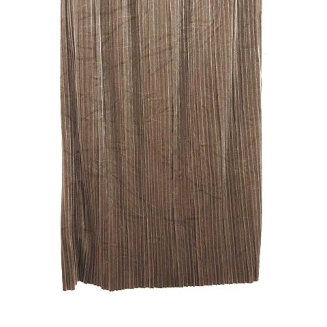 LOWRYS FARM(ローリーズファーム)のローリーズファーム タイトスカート ロング ベロア F 茶 ブラウン レディースのスカート(ロングスカート)の商品写真