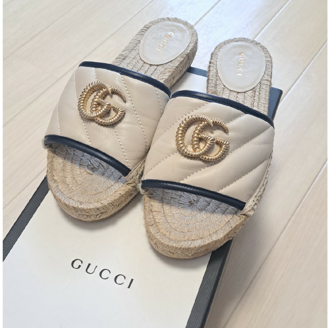 GUCCIサンダル　23.5/36サイズ | フリマアプリ ラクマ