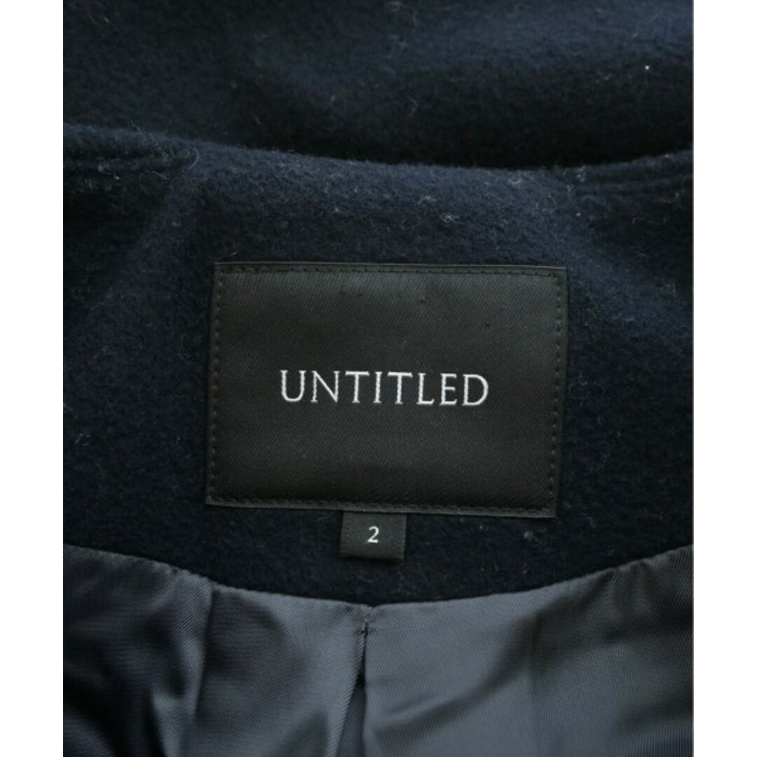 UNTITLED(アンタイトル)のUNTITLED アンタイトル コート（その他） 2(M位) 紺 【古着】【中古】 レディースのジャケット/アウター(その他)の商品写真