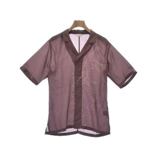 ドリスヴァンノッテン(DRIES VAN NOTEN)のDRIES VAN NOTEN カジュアルシャツ 44(S位) エンジ系 【古着】【中古】(シャツ)