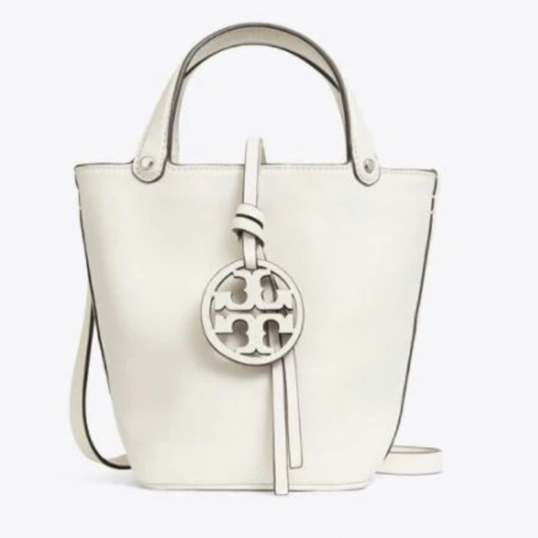 ☆新品　TORY BURCH ショルダーバッグ  ミラーミニバケット　ホワイト