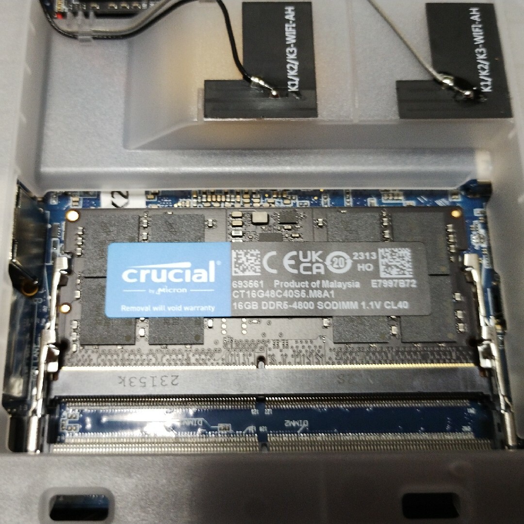 Crucial DDR5-4800 16G (8GBx2) SODIMM