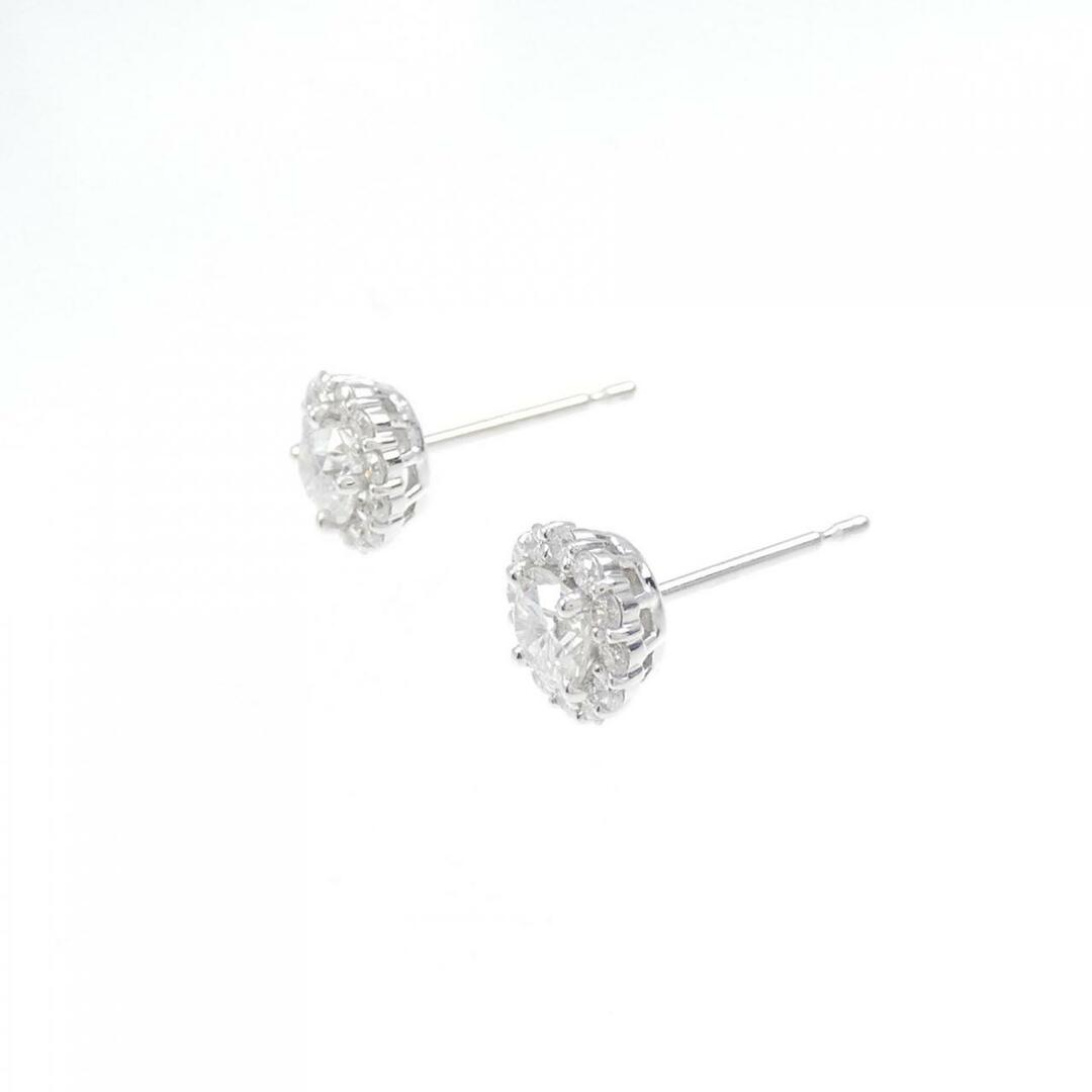 【リメイク】K18PG/ST ダイヤモンド ピアス 0.231CT 0.244CT F SI1 Good