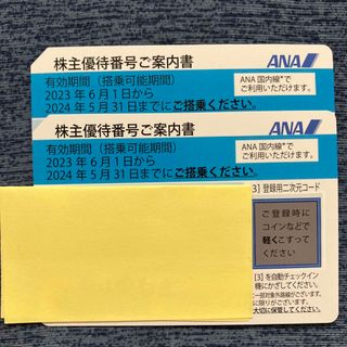 エーエヌエー(ゼンニッポンクウユ)(ANA(全日本空輸))のANA 株主優待券2枚セット(その他)