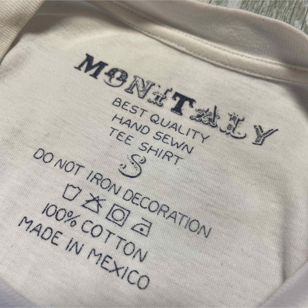 MONITALY(モニタリー)の☆モニタリー/フットボールTシャツ★アメカジ Sサイズ メンズのトップス(Tシャツ/カットソー(半袖/袖なし))の商品写真