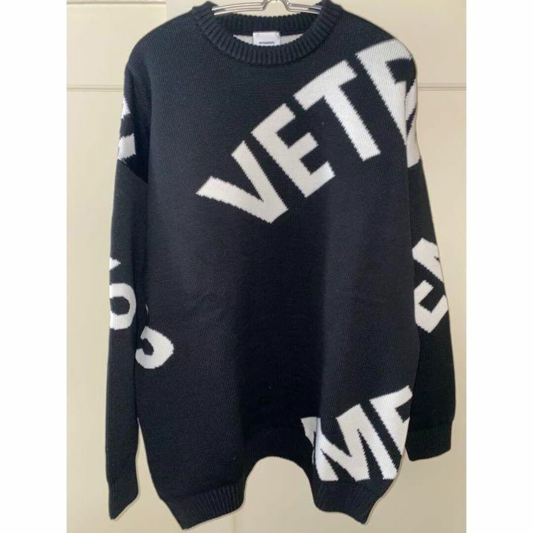 vetements GIANT LOGO KNITTED JUMPER ニット | www.innoveering.net
