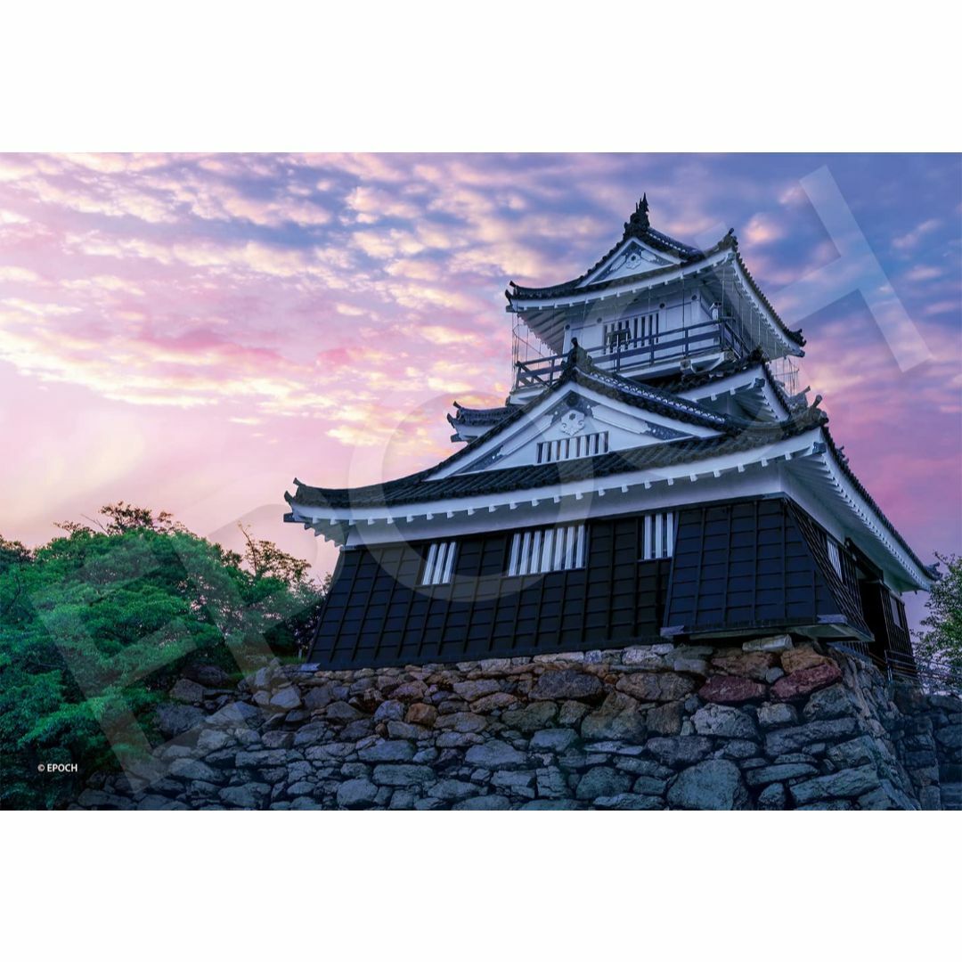 エポック社 300ピース ジグソーパズル 夕暮れの浜松城―静岡 (26×38cm