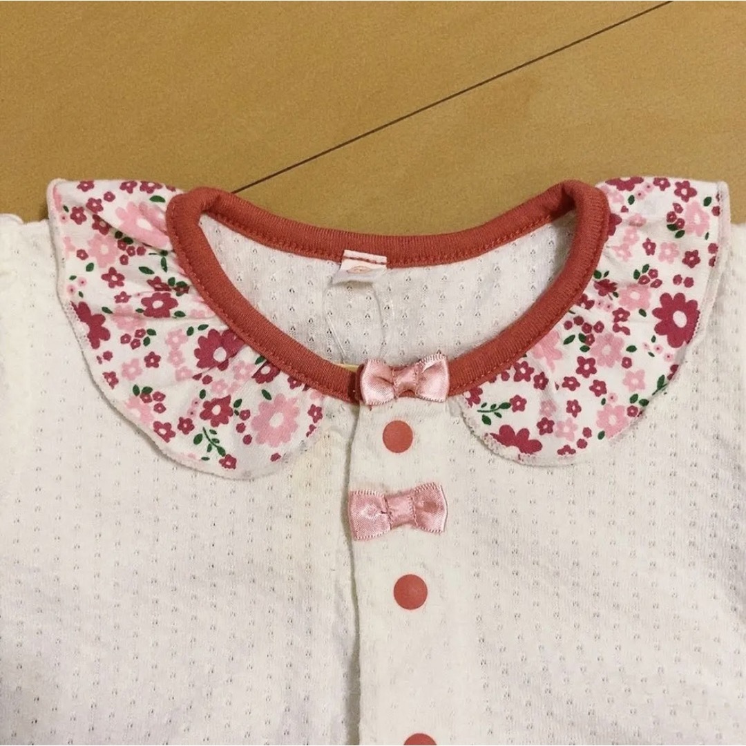 西松屋(ニシマツヤ)の【美品】西松屋 にしまつや ワンピース 70サイズ 子供服 BABY 秋 秋服 キッズ/ベビー/マタニティのベビー服(~85cm)(ワンピース)の商品写真