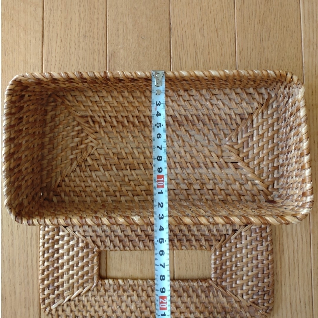 MUJI (無印良品) - 中古 無印良品 MUJI ラタンバスケット MUJI (無印良品) - 中古 無印良品 MUJI ラタンバスケット