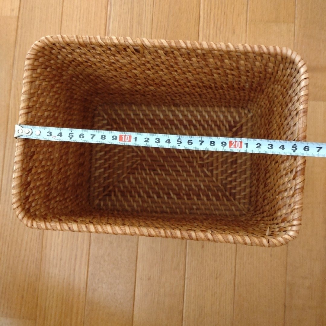 MUJI (無印良品) - 中古 無印良品 MUJI ラタンバスケット MUJI (無印良品) - 中古 無印良品 MUJI ラタンバスケット
