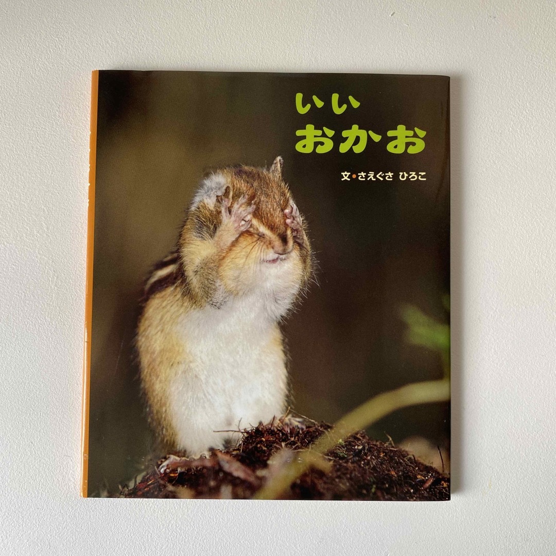 いいおかお　動物　絵本　リス　写真　自然 エンタメ/ホビーの本(絵本/児童書)の商品写真