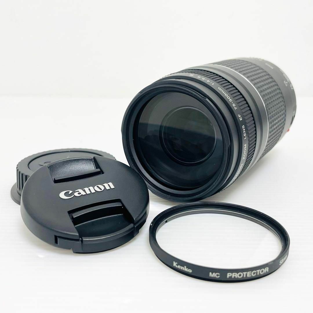 美品 Canon ズームレンズ EF 75-300mm F4-5.6 Ⅲ