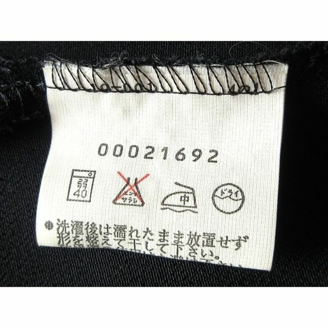 agnes b.(アニエスベー)の希少 ビンテージ アニエスベー とろみ素材 オープンカラーシャツジャケット 黒 レディースのトップス(その他)の商品写真