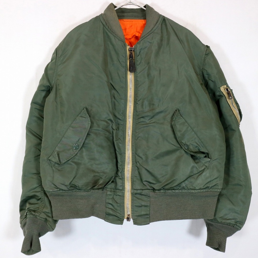 USA製 ALPHA INDUSTRIES アルファ インダストリーズ MA-1 フライト ...