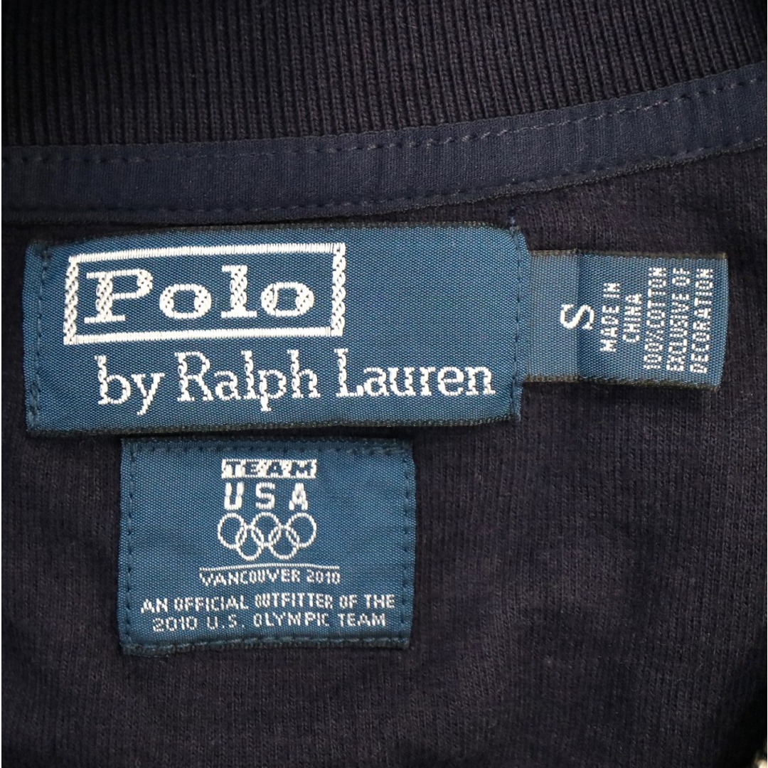 POLO RALPH LAUREN(ポロラルフローレン)のSALE/ Polo by Ralph Lauren ポロバイラルフローレン ハーフジップスウェット バンクーバーオリンピック ネイビー (メンズ S)  O0268 メンズのトップス(スウェット)の商品写真