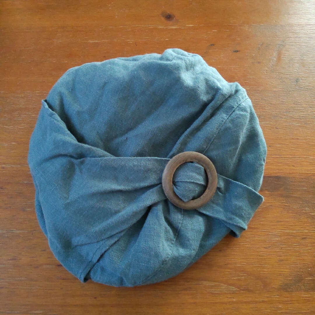 Hand made hats　お洒落　木　ハンチング レディースの帽子(ハンチング/ベレー帽)の商品写真