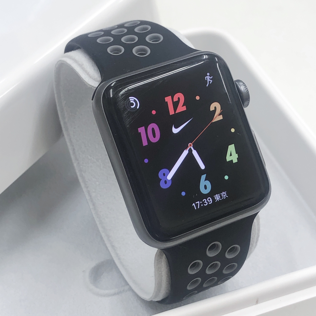 Apple Watch ナイキ シリーズ3 アップルウォッチ グレー 42mm-