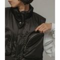 【ブラック（01）】[OUTER]WSIZE PADDED VEST UNISE