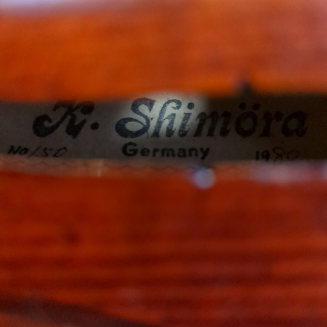 K.Simora No.150 4/4　バイオリン　Germany 1980年 楽器の弦楽器(ヴァイオリン)の商品写真