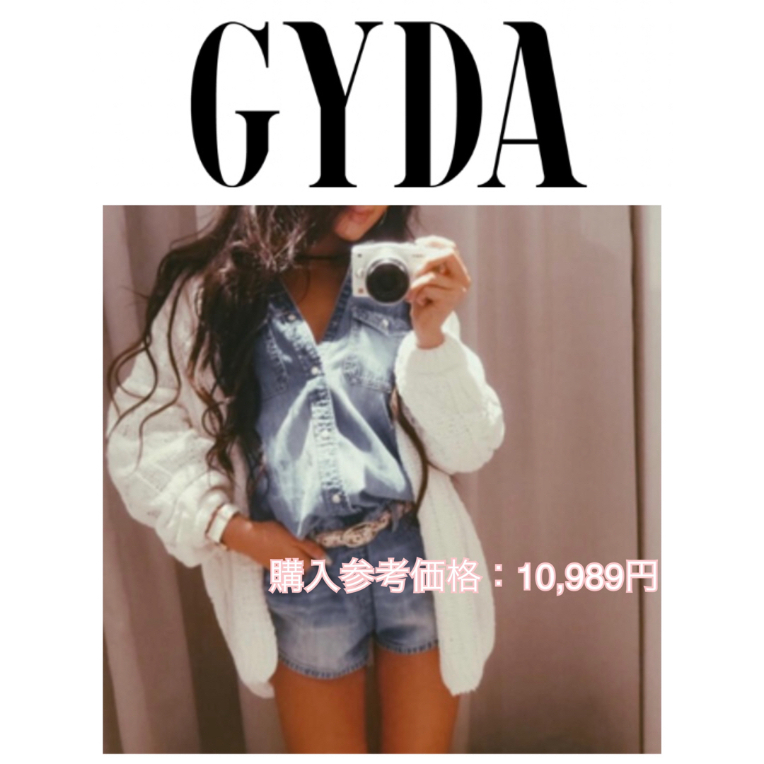 【GYDA】ꫛꫀꪝ新品未使用同等☺︎ダメージウエスタンデニムオールインワン