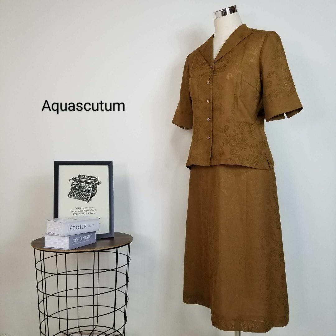 Aquascutum アクアスキュータム　セットアップ　上下セット　ペイズリー柄