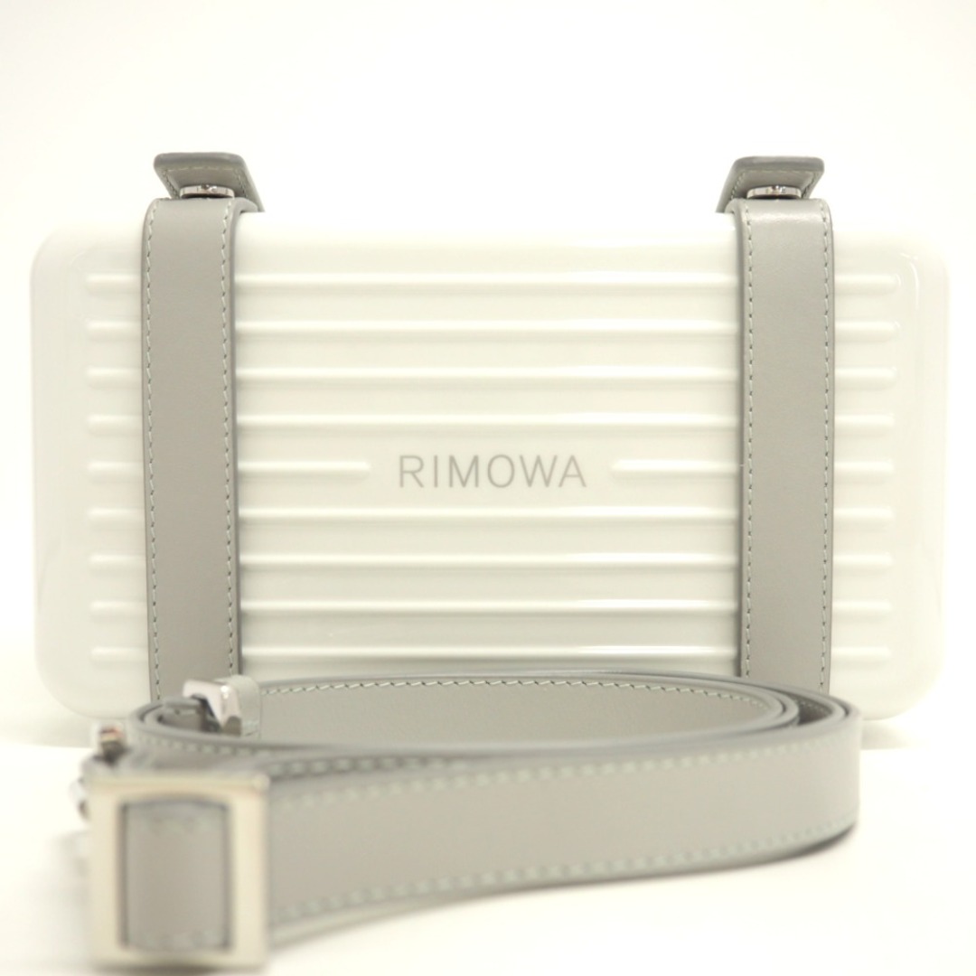 リモワ RIMOWA ショルダーバッグ
 アルミニウム パーソナルショルダーバッグ ホワイト