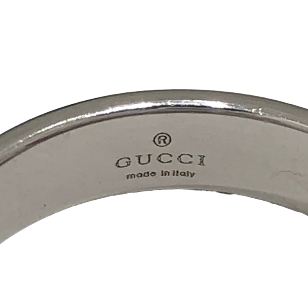 Gucci - グッチ GUCCI アイコンリング 750WG ♯10 750WG ジュエリーの