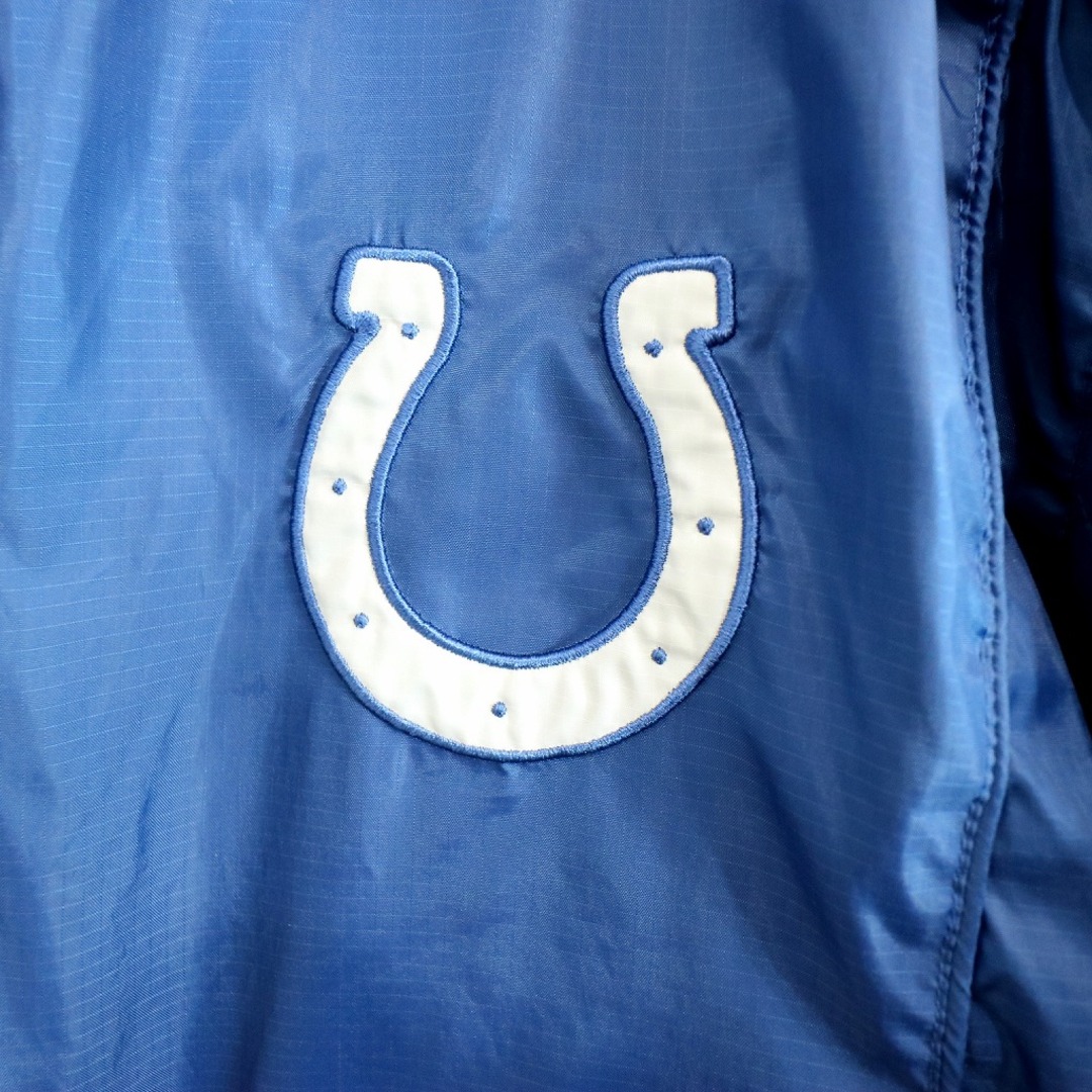 SALE/ NFL インディアナポリス・コルツ リバーシブル プルオーバー ジャケット ハーフジップ ブルー (メンズ L)   O0057 5