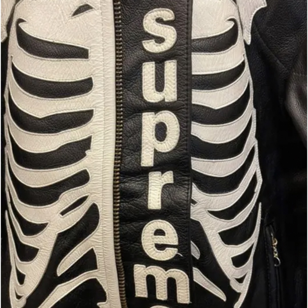 Supreme(シュプリーム)のサイズ:M SUPREME VANSON レザー　スカル　ジャケット　 メンズのジャケット/アウター(ライダースジャケット)の商品写真