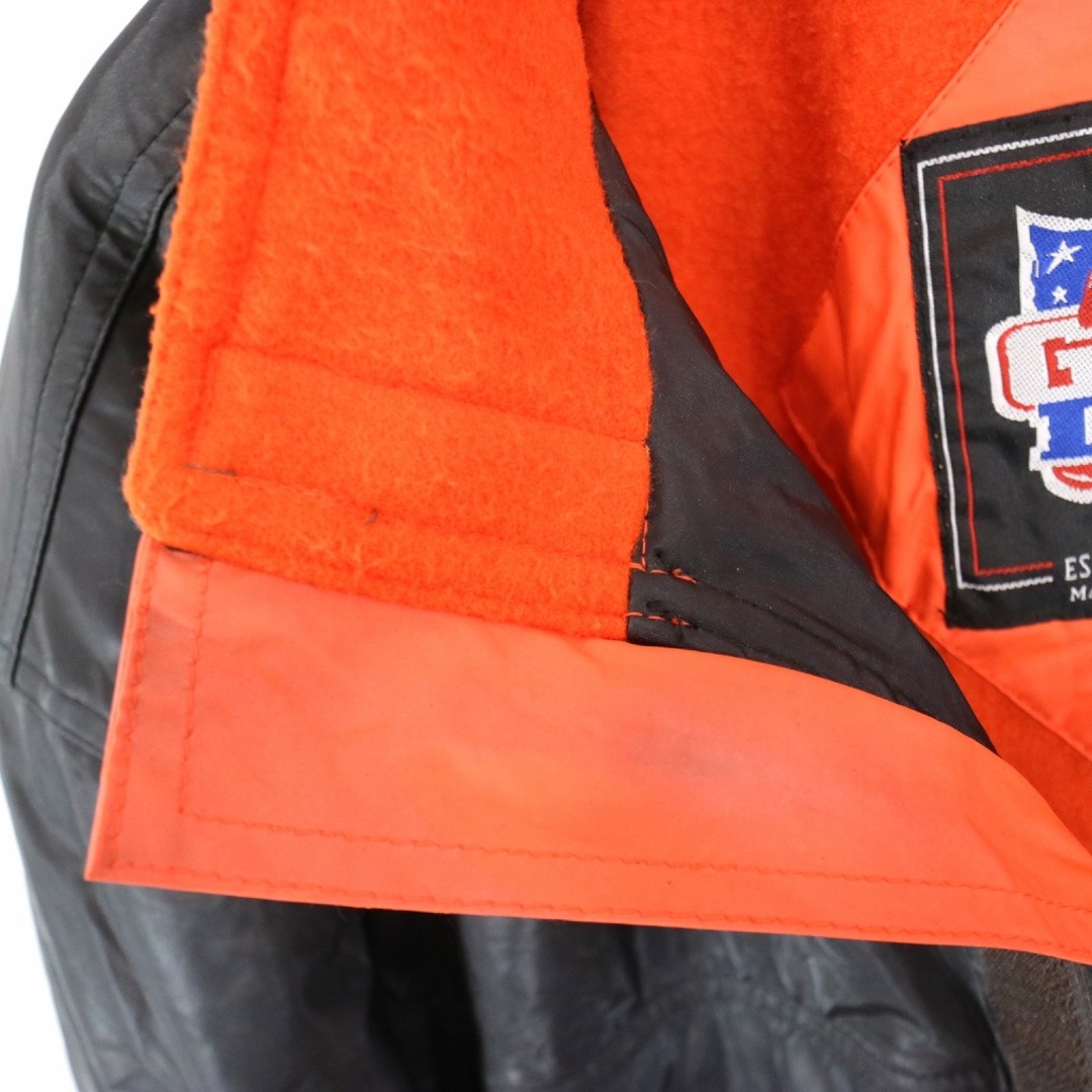 SALE/ ESSEX MFG NFL クリーブランド・ブラウンズ ジャケット 防寒 アメフト ブラック (メンズ M)   O0068 2