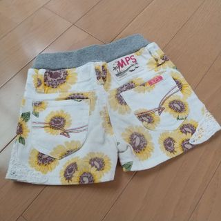 エムピーエス(MPS)のMPSひまわり柄ショートパンツ110㎝(パンツ/スパッツ)