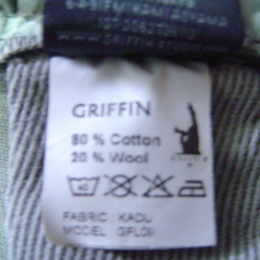 GRIFFIN(グリフィン)のGRIFFIN モッズコート グリフィン イタリア製 Mサイズ カーキ オリーブ メンズのジャケット/アウター(モッズコート)の商品写真