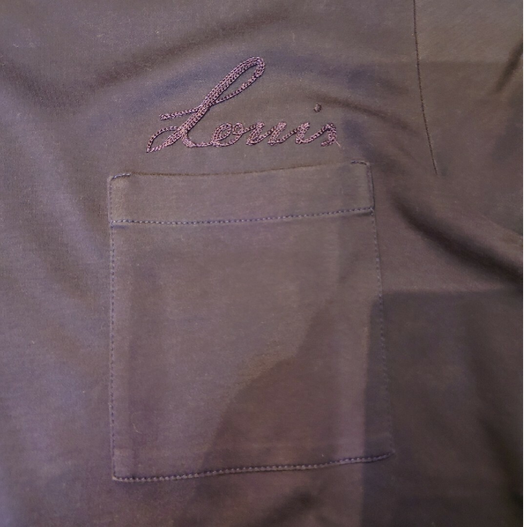 ルイヴィトン メンズ ロングTシャツ Mサイズ 美品 正規店購入品 濃紺