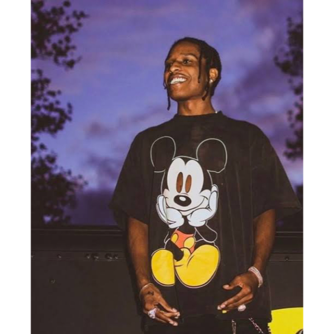 asap rocky着 disney 90s vintage tシャツ ミッキー asap rocky着 disney 90s vintage tシャツ ミッキー